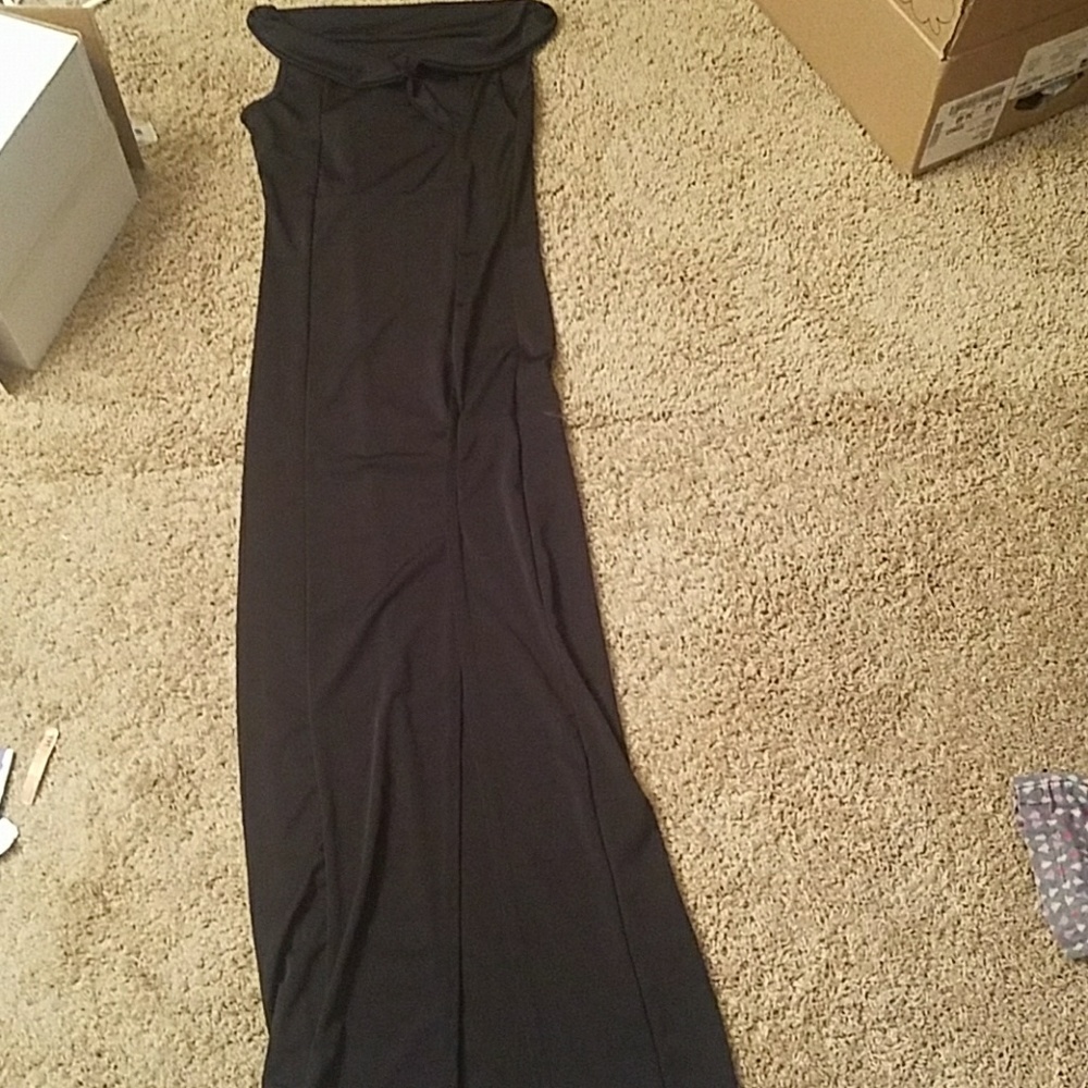 Long black formal dress